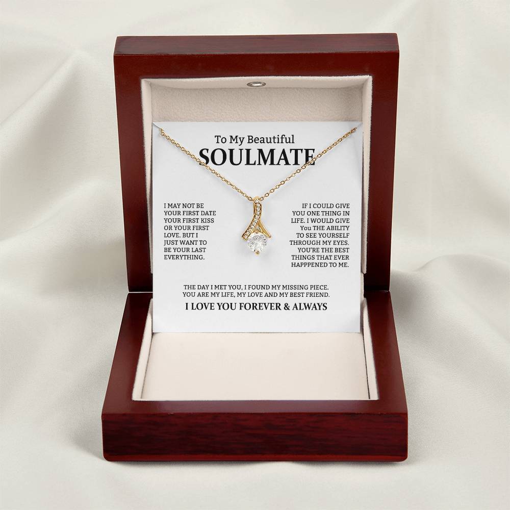 To My Soulmate "You Are My Life" Necklace