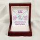 To My Beautiful Wife "Feel My Love" Necklace