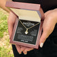 To My Daughter "Never Forget I Love You" Necklace