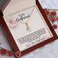 Gift For Girlfriend "You're The Reason" Necklace