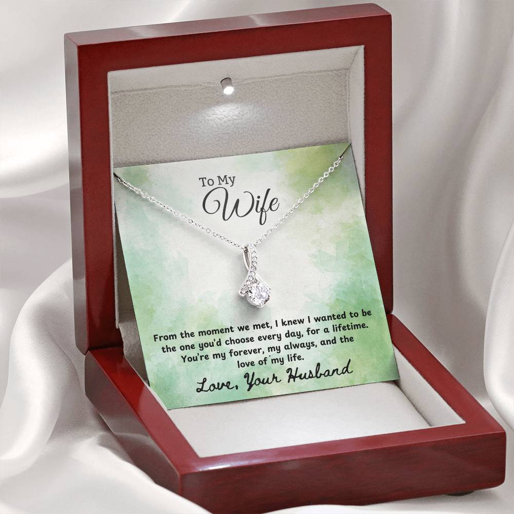 Gift For Wife "You're My Forever" Necklace