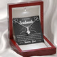 To My Beautiful Soulmate "I Love You For All That You Are" Necklace