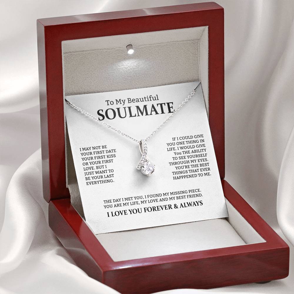 To My Soulmate "You Are My Life" Necklace