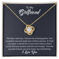 Gift For Girlfriend "You Are My Best Friend" Knot Necklace
