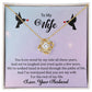 To My Wife "You Have Stood By My Side" Knot Necklace