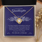 Gift For Granddaughter "You Bring Us Happiness" Knot  Necklace