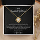 Gift For Girlfriend "Meeting You Was Fate" Knot Necklace