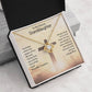 To My Granddaughter "Always Keep Me In Your Heart" Knot Necklace