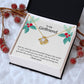 To My Girlfriend "The Most Beautiful Thing In The World" Knot Necklace