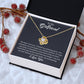 To My Girlfriend "You Complete Me" Knot Necklace