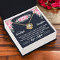 To My Daughter "An Unbreakable Bond" Knot Necklace