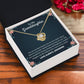 To My Granddaughter "You Are My Best Friend" Knot Necklace