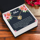 Gift For Mom "I Am Forever Grateful" Knot Necklace