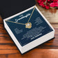 To My Granddaughter "You Will Never Lose" Knot Necklace
