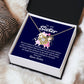 To My Sister "We Are Sisters" Knot Necklace