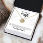 To My Gorgeous Wife "You're The Best" Knot Necklace