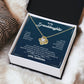 To My Granddaughter "You Will Never Lose" Knot Necklace