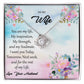 To My Wife "You Are My Inspiration" Knot Necklace