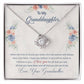To My Granddaughter "This Old Woman Will Always Have Your Back" Knot Necklace