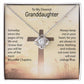 To My Granddaughter "Always Keep Me In Your Heart" Knot Necklace