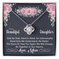 To My Daughter "An Unbreakable Bond" Knot Necklace