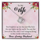 To My Wife "You Are The Love Of My Life" Knot Necklace