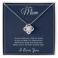 Gift For Mom "You're My Heart" Knot Necklace