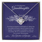 Gift For Granddaughter "You Bring Us Happiness" Knot  Necklace