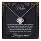 Gift For Mom "You Held My Hand" Knot Necklace