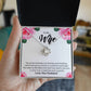 To My Wife "You Are My Everything" Knot Necklace