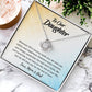 Gift For Daughter "We Wish You Happiness" Knot Necklace