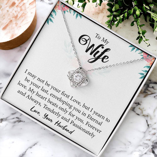 To My Wife "Forever And Always" Knot Necklace