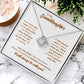 To My Granddaughter "I Will Always Be With You" Knot Necklace