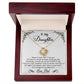 To My Daughter "I'm Always In Your Heart" Knot Necklace