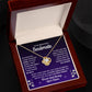 To My Soulmate "In Your Heart I have Found My Love" Knot Necklace