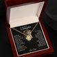 To My Daughter "You Will Always Be My Baby Girl" Knot Necklace