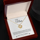 Gift For Mom "You Are My Rock" Knot Necklace