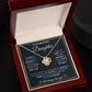 To My Daughter "I Will Always Carry You In My Heart" Knot Necklace