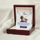 To My Daughter "You'll Always Be My Baby Girl" Knot Necklace