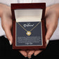 Gift For Girlfriend "You Are My Best Friend" Knot Necklace