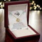 To My Wife "My Heart Beats Only For You" Knot Necklace