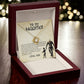 To My Daughter "You Will Never Lose" Knot Necklace