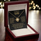 To My Wife "I Can't Live Without You" Knot Necklace