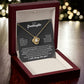 To My Granddaughter "Remember Who's Granddaughter You Are" Knot Necklace