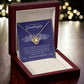 Gift For Granddaughter "You Bring Us Happiness" Knot  Necklace
