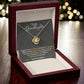 To My Granddaughter "You'll Feel My Love Within This" Knot Necklace