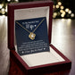 To My Wife "I Knew You Were The One" Knot Necklace