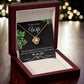 To My Lovely Wife "We Love You" Knot Necklace