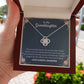To My Granddaughter "You Are My Best Friend" Knot Necklace