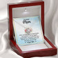 Wonderful Mom "Grateful For Every Moment" Knot Necklace